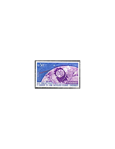 Timbre neuf d'Andorre Français n° 165 - Thématique: Espace