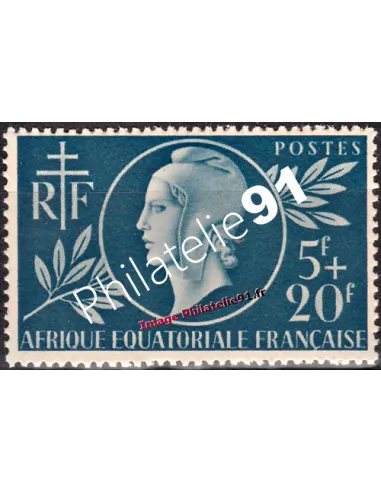 A.E.F n° 197 - ENTRAIDE FRANCAISE.Timbres des colonies françaises