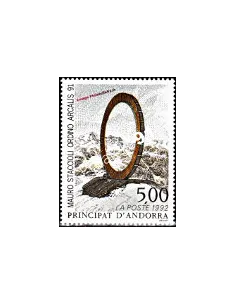 Timbre d'Andorre Français n° 423 - Thématique: Art