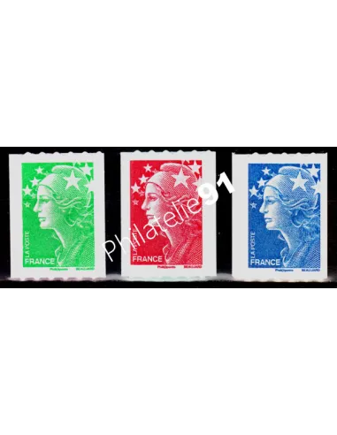 ADH. n° 219 à 221 - Série de 3 timbres de roulette (entreprise)