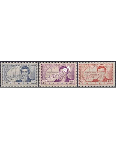 Timbres du Niger n° 64 à 66, Timbres Colonies françaises