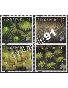 Singapour, n° 699 à 702, collection timbre Asie
