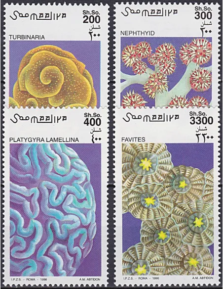 SOMALIE, n° 624 à 627, collection timbre Afrique
