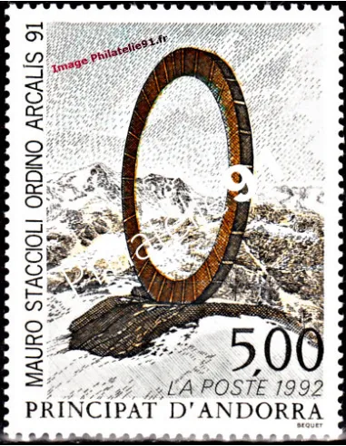 Timbre d'Andorre Français n° 423 - Thématique: Art