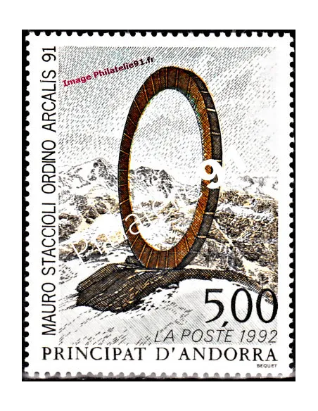 Timbre d'Andorre Français n° 423 - Thématique: Art