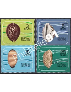 TOKELAU, n° 41 à 44, collection timbres Océanie
