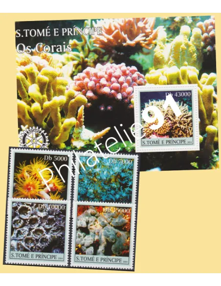 Saint-Thomas, Lot de Timbres,collection timbre Afrique