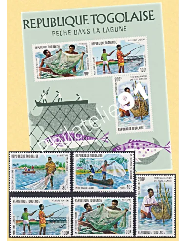 Togo, Lot de Timbres,collection timbre Afrique