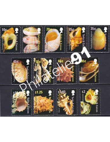 Turks et Caïcos,n° 1660 à 1672,collection timbre Amériques