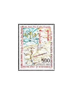 Timbre d'Andorre Français n° 440 - Thématique: Art