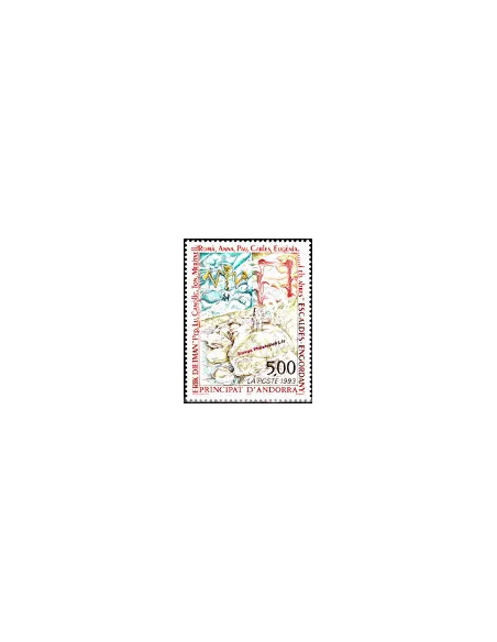 Timbre d'Andorre Français n° 440 - Thématique: Art