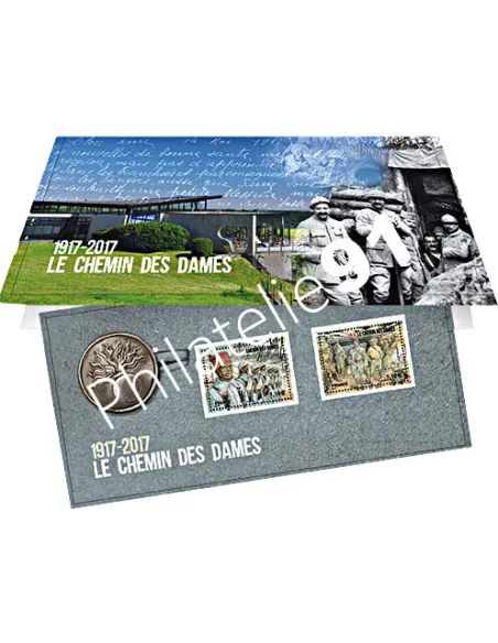 Bloc souvenir 132, Le Chemin des Dames,collection timbres France