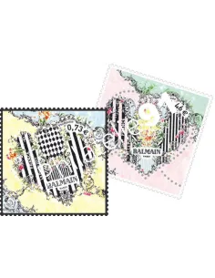 Timbres n° 5118 et 5119, coeurs Balmain, collection timbres France