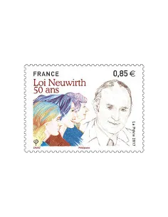 Timbre n°  5121, Cinquantenaire de la loi Neuwirth, collection timbres France