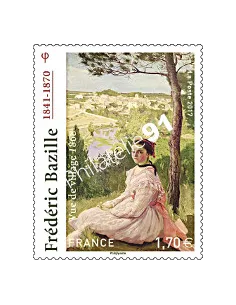 Timbre n° 5122, Frédéric Bazille, collection timbres France
