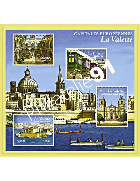 Feuille 5125, Capitale Européenne La Valette,collection timbres France