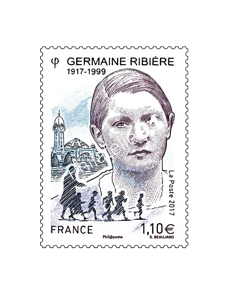 Timbre n° 5129, Germaine Ribière, collection timbres France