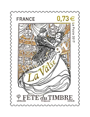 Timbre n° 5130, Fête du Timbre, La valse, collection timbres France