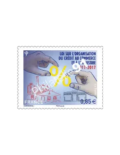 Timbre n° 5132, Loi sur l'organisation du crédit, collection timbres France