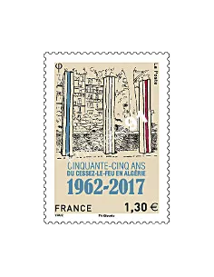 Timbre n° 5133, cessez-le-feu en Algérie, collection timbres France