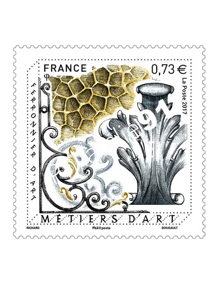 Timbre n° 5135, Métiers d’Art, Ferronnier d’Art, collection timbres France