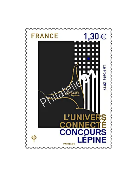 Timbre n° 5141, L’Univers connecté, Concours Lépine, collection timbres France