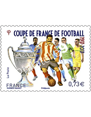 Timbre n° 5145, Coupe de France de Football 2017, timbres France