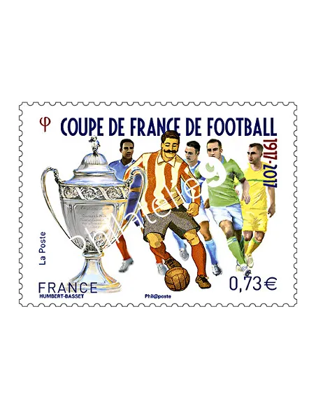 Timbre n° 5145, Coupe de France de Football 2017, timbres France