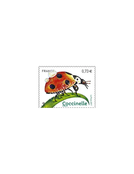 Timbre n° 5147, Insectes de nos jardins, coccinelle, timbres France