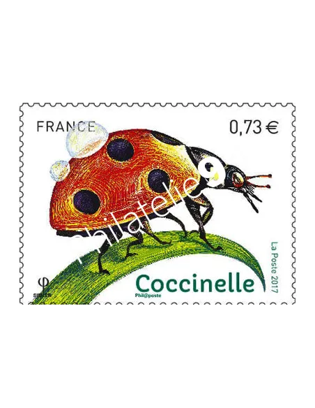 Timbre n° 5147, Insectes de nos jardins, coccinelle, timbres France