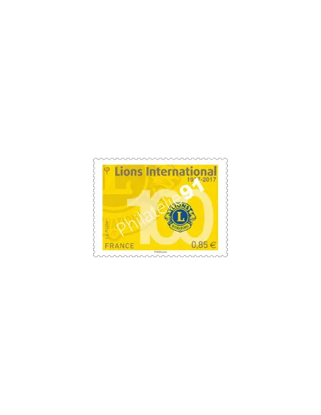 Timbre n° 5152, Lions Clubs International 1917-2017, timbres France