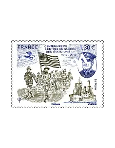 Timbre n° 5156, entrée en guerre ses Etats-Unis, timbres France
