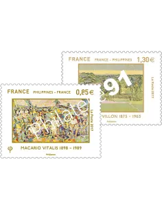 Timbre n° 5159, 5160, Emission commune France-Philippines, timbres France