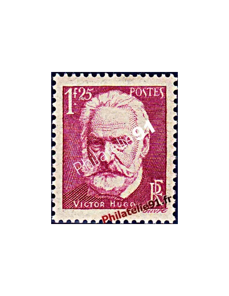 Timbre de France n° 304 - Victor Hugo, collection de timbres de France