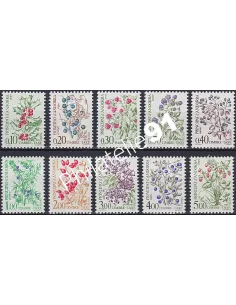 Andorre Français, Timbres-Taxe n° 53 à 62, collection timbres Andorre