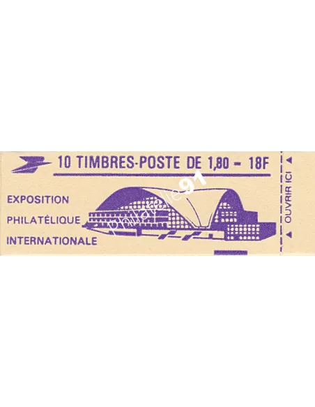 Carnet n° 2220-C3 - Marianne de Delacroix - Collection timbre France