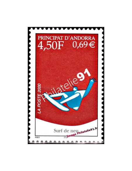 Timbre d'Andorre Français n° 526 - Thématique: Sport