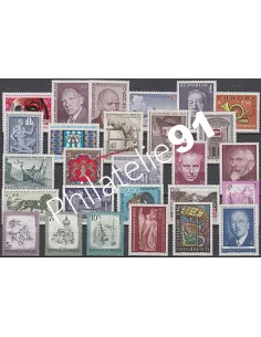 AUTRICHE, Année compléte 1973, collection timbres Europe