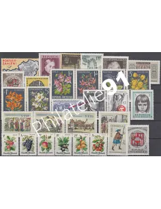 AUTRICHE, Année compléte 1966, collection timbres Europe