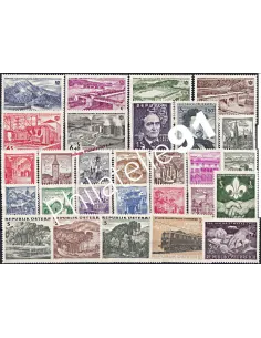AUTRICHE, Année compléte 1962, collection timbres Europe