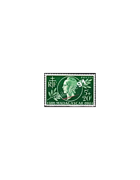 Timbre de Madagascar n° 288,Entraide française, timbres des colonies