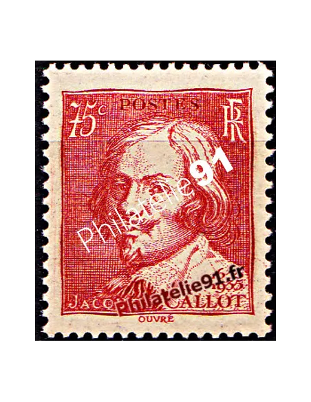 Timbre n° 306 - Graveur Jacques Callot, collection timbres de France