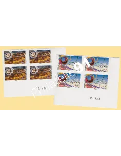 Coins datés adhésifs n° 932A et 933A, collection timbres France
