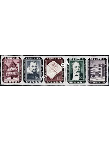 AUTRICHE - n°   822 à 826 collection timbres d'Europe