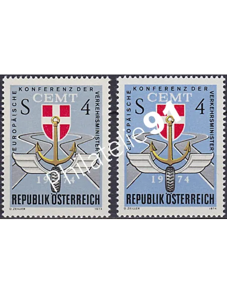 Autriche - Variété sur n° 1286, Collection timbres Europe