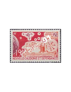 NOUVELLE CALEDONIE, n° 374, télécommunications, timbres Dom-Tom