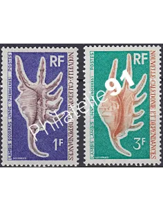 NOUVELLE CALEDONIE, n° 379 à 380, collection timbres Dom-Tom