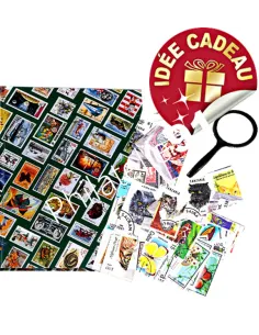 Kit philatélie pour enfant,idée cadeau enfant, matériel philatélique