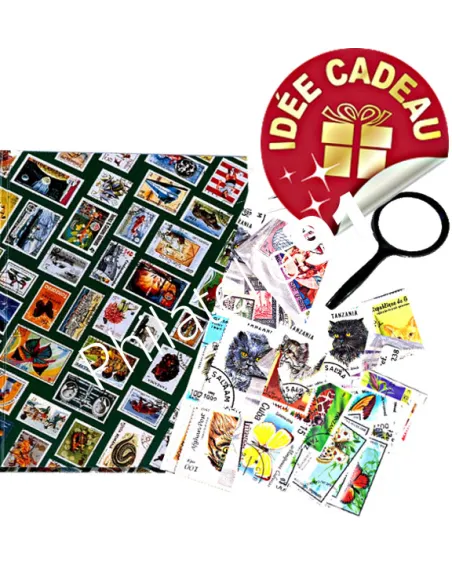Kit philatélie pour enfant,idée cadeau enfant, matériel philatélique