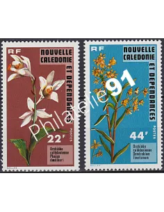 NOUVELLE CALEDONIE, n° 409 à 410, collection timbres Dom-Tom
